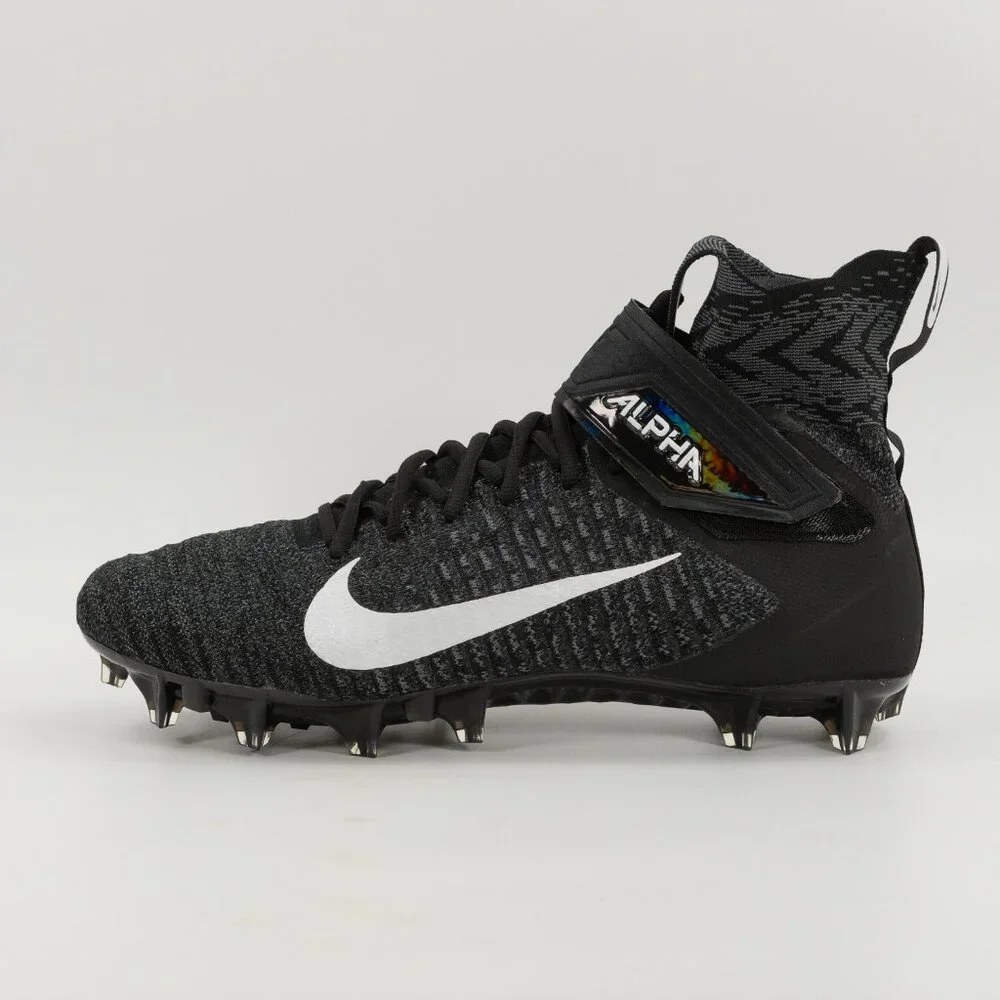 Nike Alpha Menace Elite 2 WIDE 'Black' BV3298-001 Football Cleats Multi Size